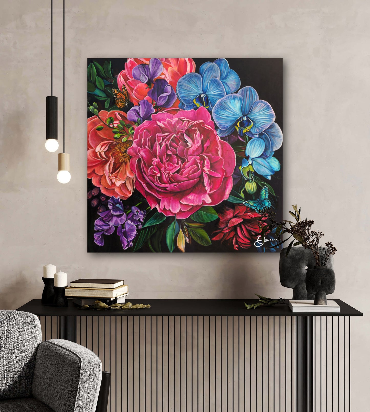 Sweet Pea Canvas Print