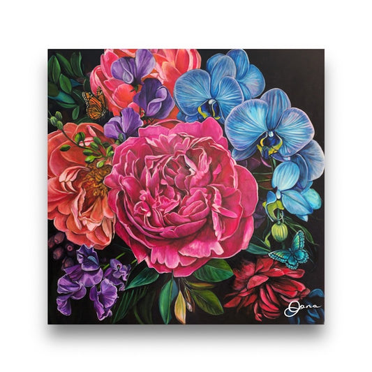 Sweet Pea Canvas Print