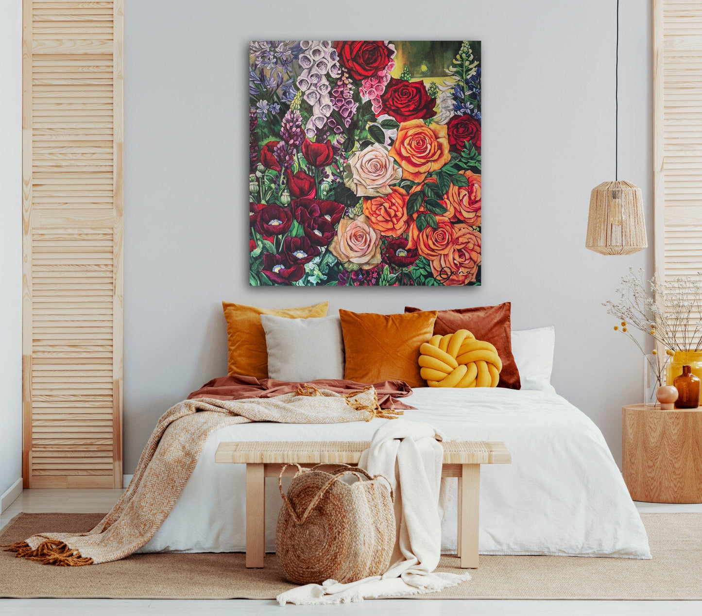 Leana and the King Canvas Print