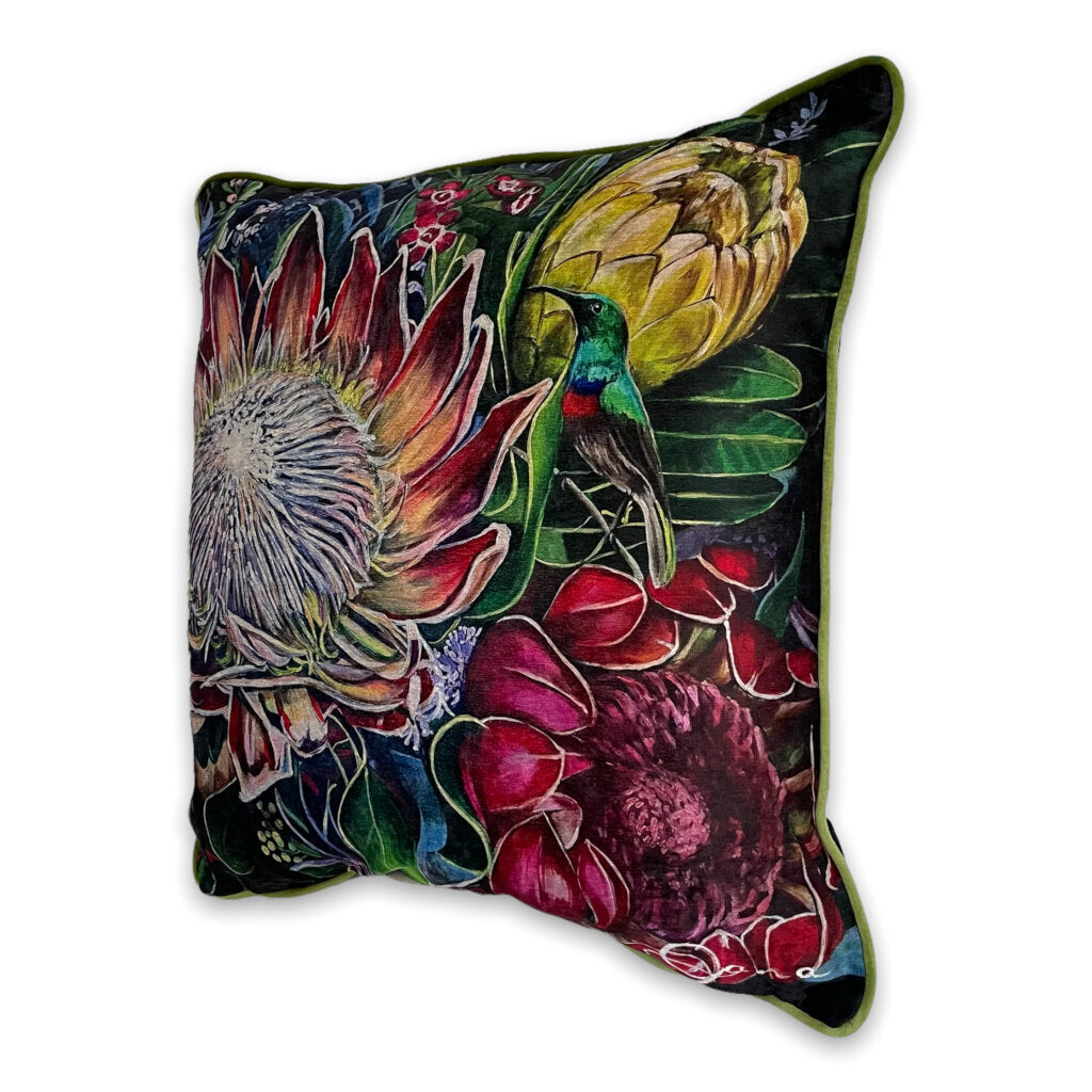 The Sunbird – scatter cushion