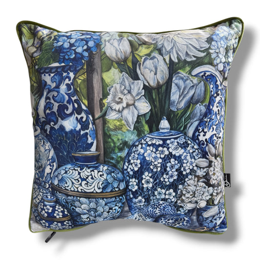Prayers in Porcelain – scatter cushion