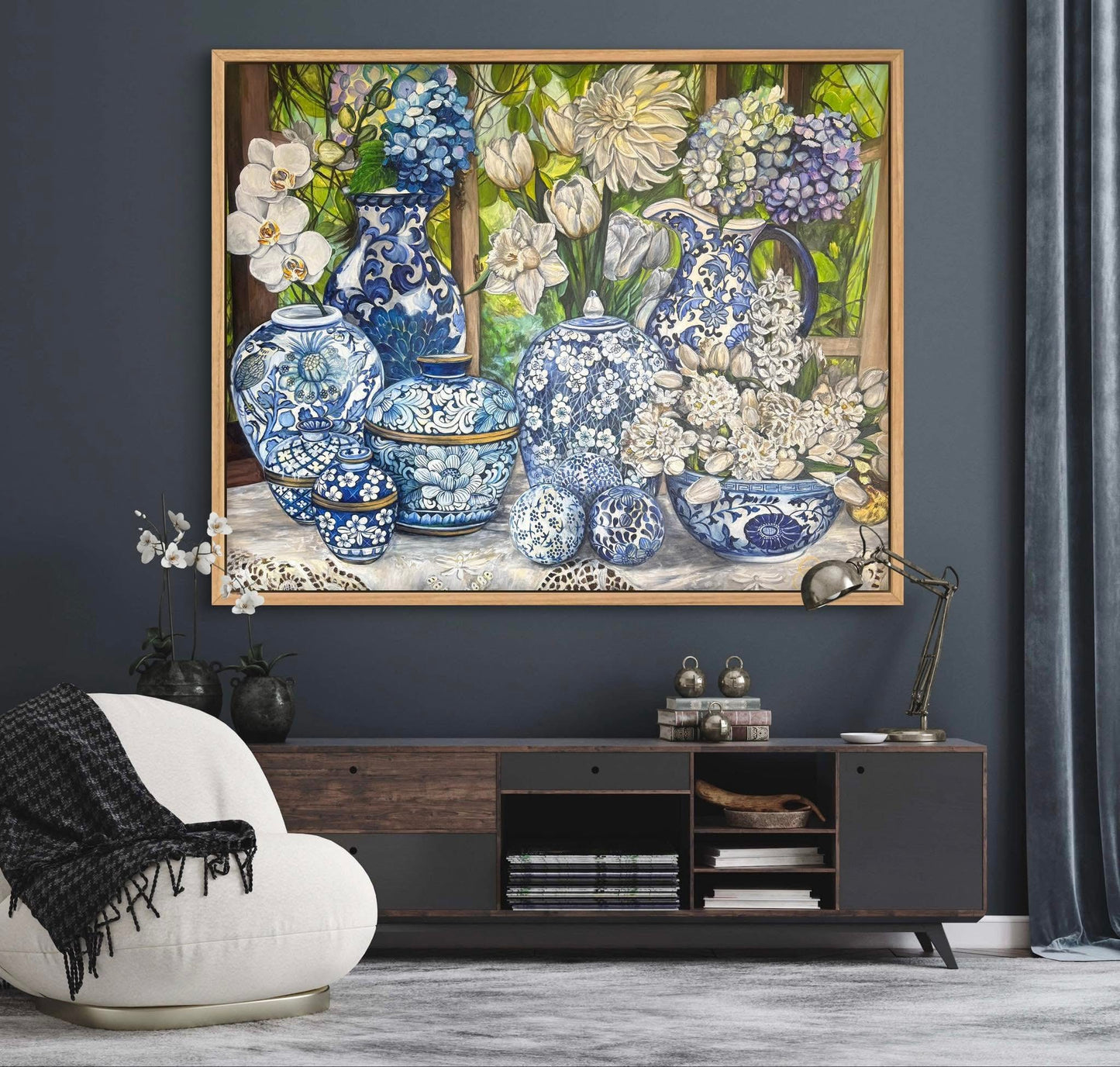 Prayers in Porcelain Canvas Print
