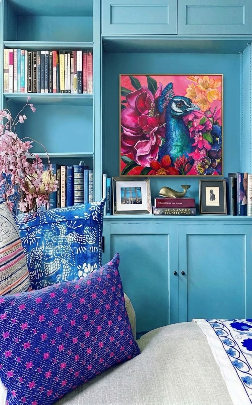 Kaika - Peacock and Floral Study